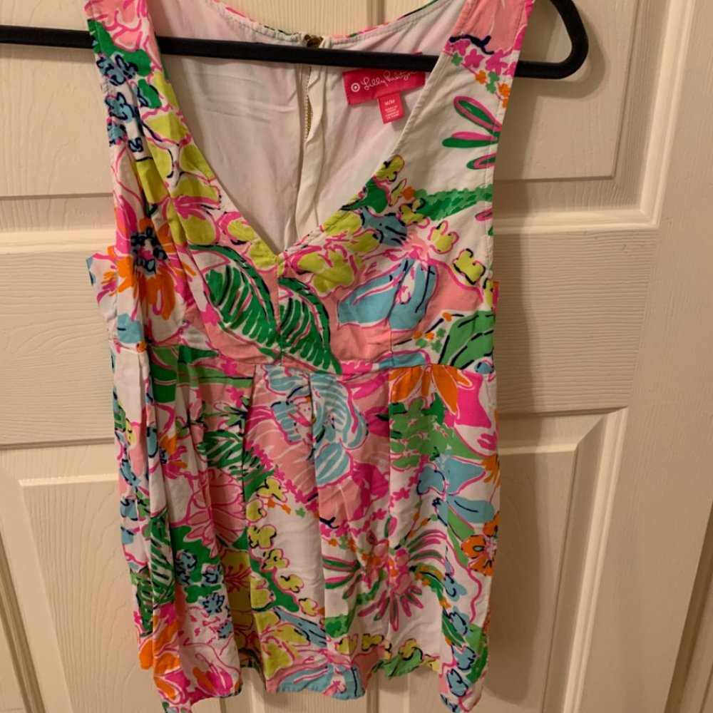 Lilly Pulitzer for Target Nosey Posey Floral Tank